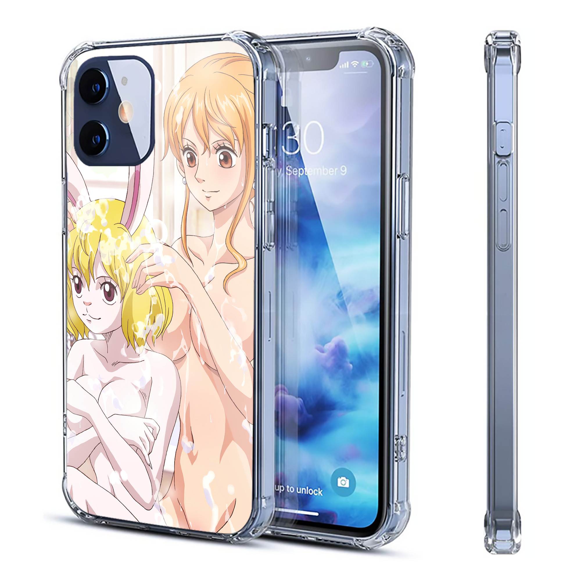 （画像用） ワンピース ONE PIECE 【iPhone 12シリーズ対応】透明スマホケース（クリアソフトケース）